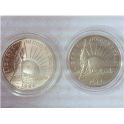 2-1982-S Statue Of Liberty Half Dollars (Proof)