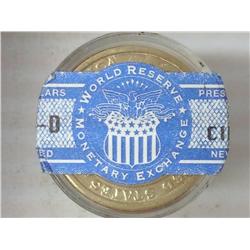 Roll Of 12-2007-D Adams Dollars (UNC)