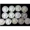 Image 1 : 13 Assorted Mercury Dimes