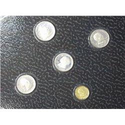 5 Mini Franklin Mint Sterling Medal/Tokens