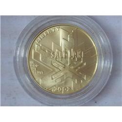 2002-W Olympic Winter Games (UNC) $5 Gold Coin