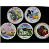 Image 1 : All 5-2004 State Quarters (Colorized)
