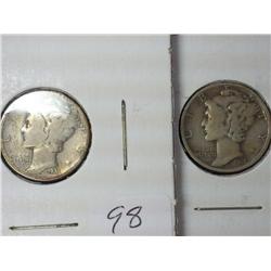 1931 And 1931-S Mercury Dimes