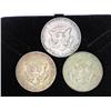 Image 2 : 3 Assorted 40% Silver Kennedy Half Dollars