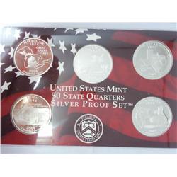 2004 US 50 State Quarter Silver Proof Set