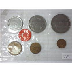 1966 Turkey Mint Set