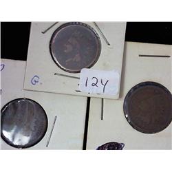 1889, 1890 And 1891 Indian Head Cents