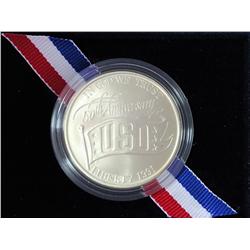 1991 USO UNC Silver Dollar (Original Mint Package)