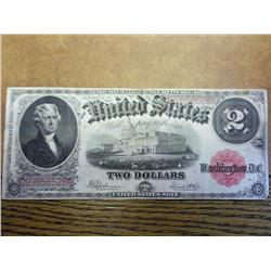 1917 Two Dollar Red Seal Note (Large Size)
