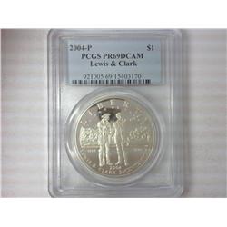 2004-P Lewis And Clark Dollar PCGS PR69DCAM