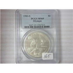 1983-S Olympic Dollar PCGS MS69