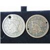 Image 1 : Two Holed US Large Cents