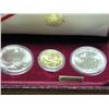 Image 1 : 1983/4 US Olympic 3 Coin UNC Set In Original Box