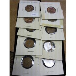 10 Assorted Lincoln Error Cents