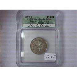 1999-D Connectitcut Quarter ICG Signature Series