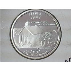 2004-S SIlver Iowa Quarter (Gem Proof)