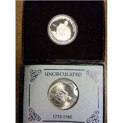 1982-D/S Washington Commemorative Halves