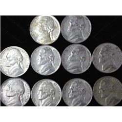10-1943-P Jefferson War Nickels (UNC) 35% Silver