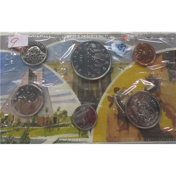 1987 PROOF CANADA MINT SEALED COIN SET