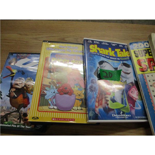 BOX C/W DVD'S & BOOKS