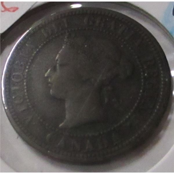 1882H CANADA VICTORIAN LARGE PENNY
