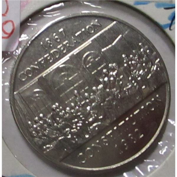 1867 - 1982 CANADA CONFEDERATION CONSTITUTION DOLLAR