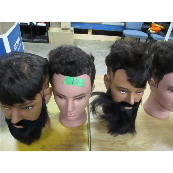 BOX C/W MANNEQUIN HEADS