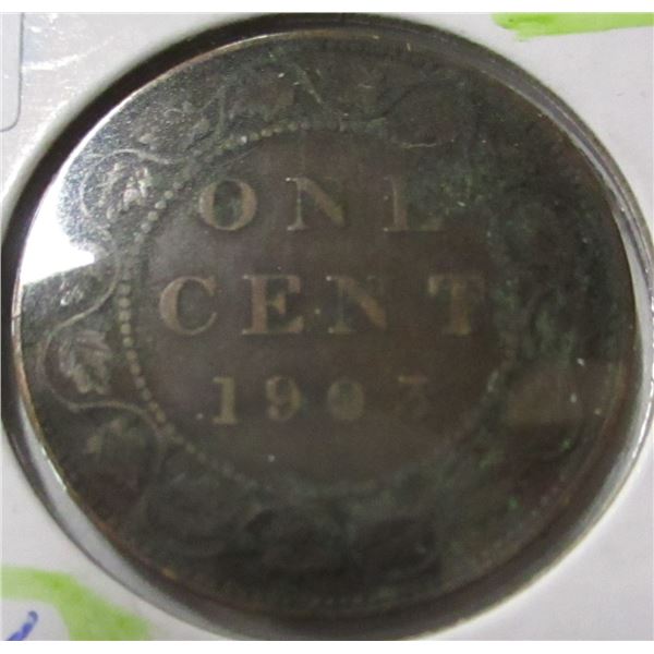1903 CANADA KING EDWARD VII LARGE PENNY