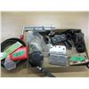 Image 4 : BOX C/W GATE LATCH, OIL FILTER, ETC