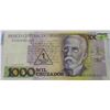 Image 1 : BANK OF BRAZIL 1000 MILLION CRUZADOS BANK NOTE