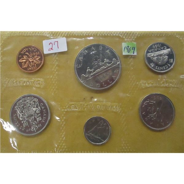 1969 PROOF CANADA MINT SEALED COIN SET