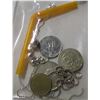Image 1 : LOT OF COINS AND STERLING SILVER JEWELRY