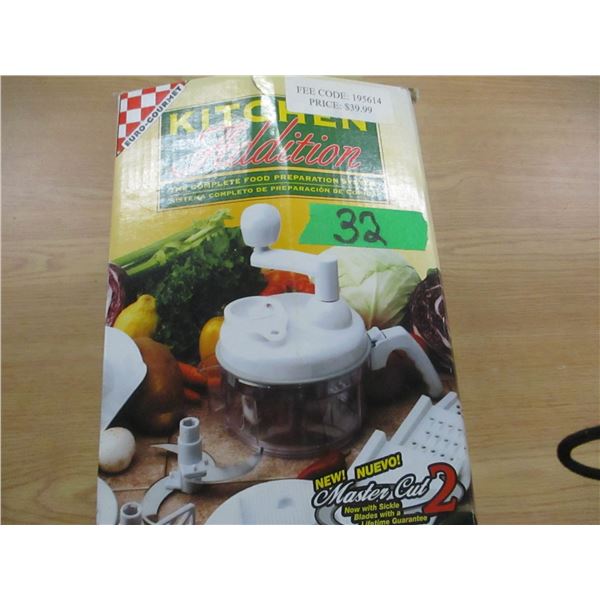 BOX C/W FOOD PREPARATION SYSTEM