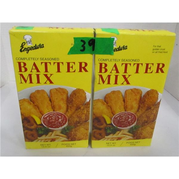 BATTER MIX - 2 BOXES (DATED/AS IS)