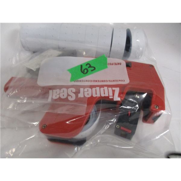 PRICE ON PRODUCT GUN AND ROLL OF TICKETS FOR GUN