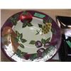 Image 4 : BLACK & GOLD TRAY, FRUIT BOWL