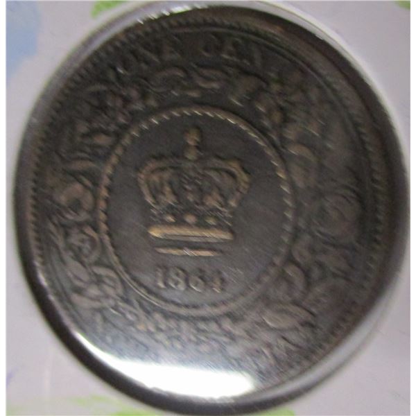 1864 NOVA SCOTIA VICTORIAN LARGE PENNY