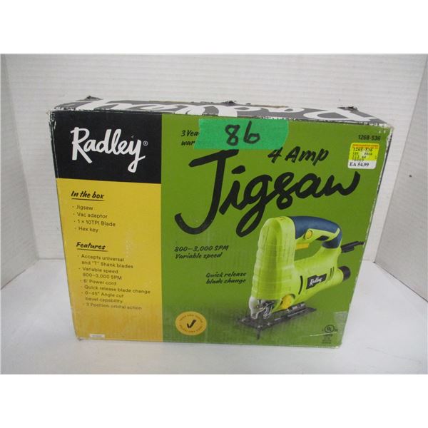 LIKE NEW:  JIG SAW (4 AMP)