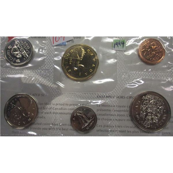 1994 PROOF CANADA MINT SEALED COIN SET
