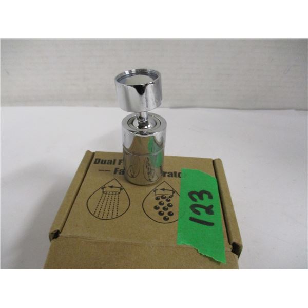 NEW:  DUAL FUNCTION FAUCET AERATOR