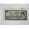 Image 7 : 1954 DEVILS FACE SCARCE CANADA LEGAL TENDER $1 BILL