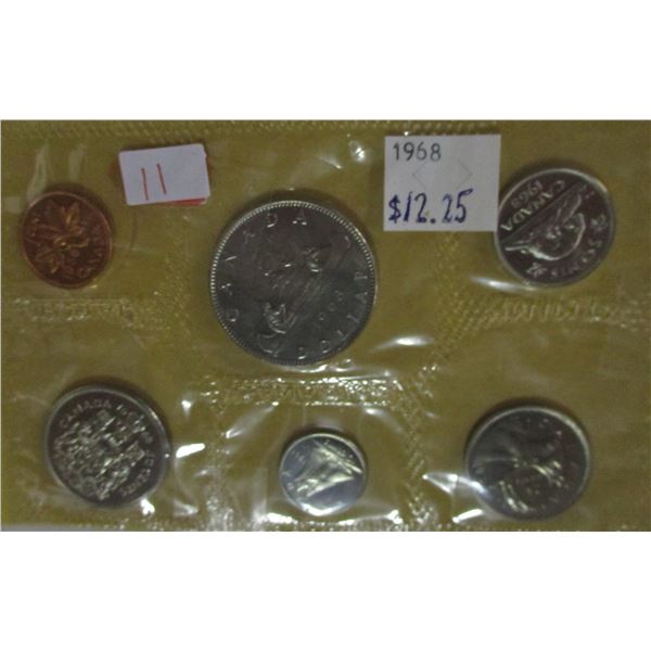 1968 PROOF CANADA MINT SEALED COIN SET