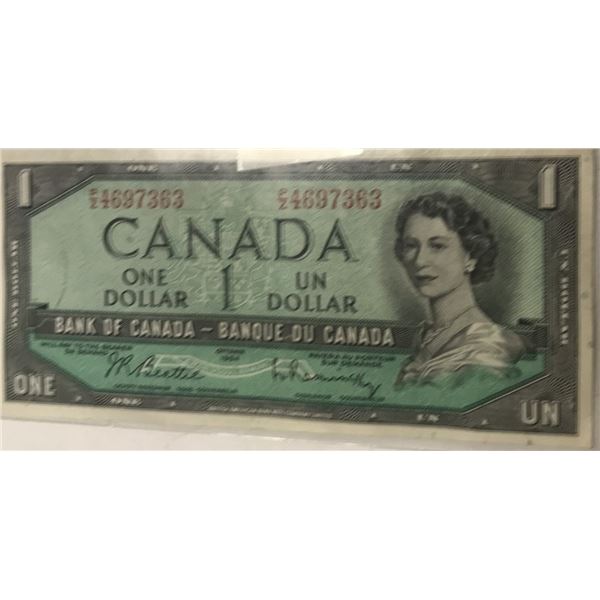 1954 LEGAL TENDER BANK OF CANADA $1 BILL