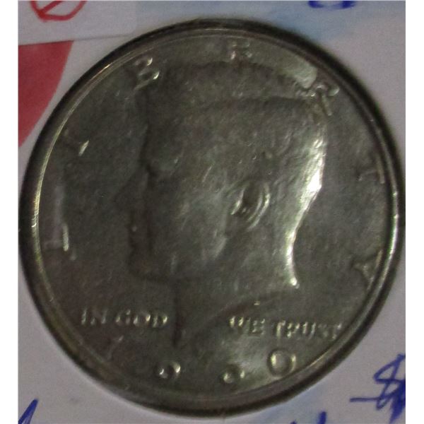 1990 USA KENNEDY HALF DOLLAR