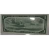 Image 2 : 1954 STAR SERIAL NUMBER UNCIRCULATED LAST OF CANADA $1 BILL