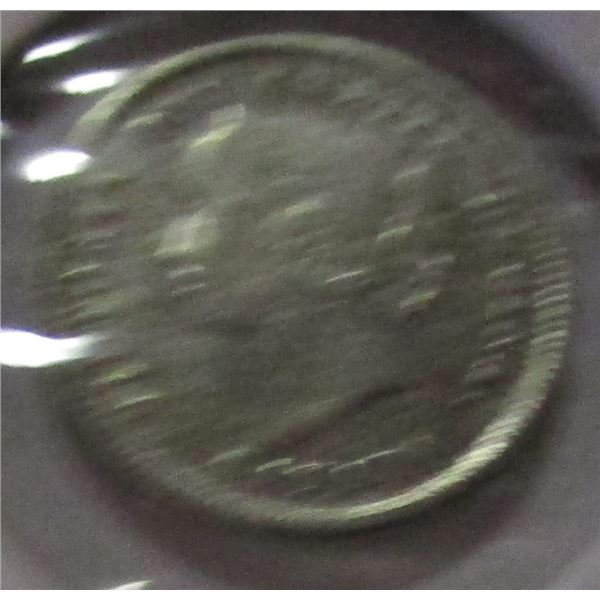 1886 CANADA VICTORIAN SILVER FIVE CENT
