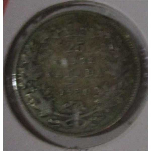 1930 CANADA KING GEORGE V SILVER QUARTER