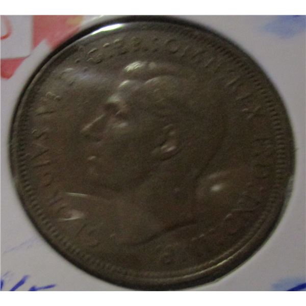 1948 KING GEORGE VI LARGE PENNY TOKEN