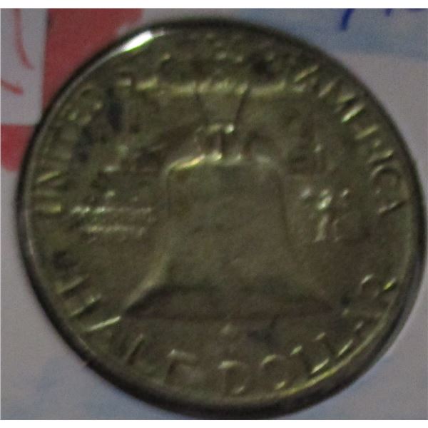 1954 USA LIBERTY SILVER HALF DOLLAR