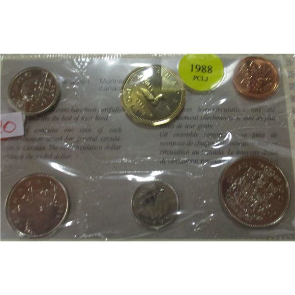 1988 PROOF CANADA MINT SEALED COIN SET